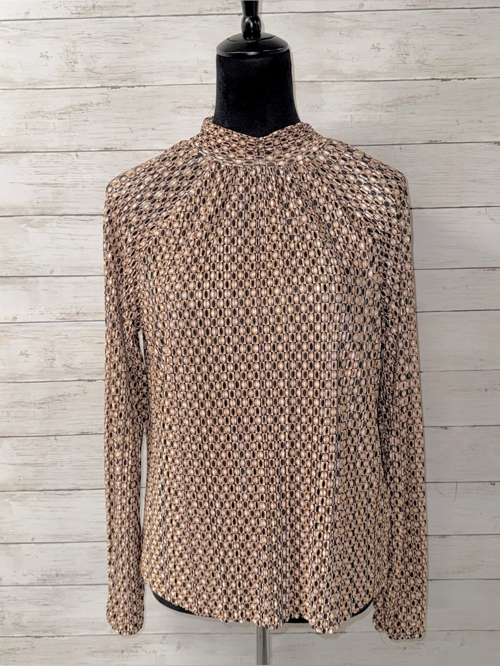 NWT! Joie Pleated LS Top